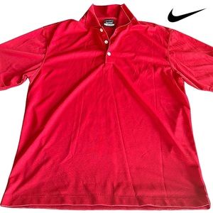 Nike Golf Polo- Medium- RED